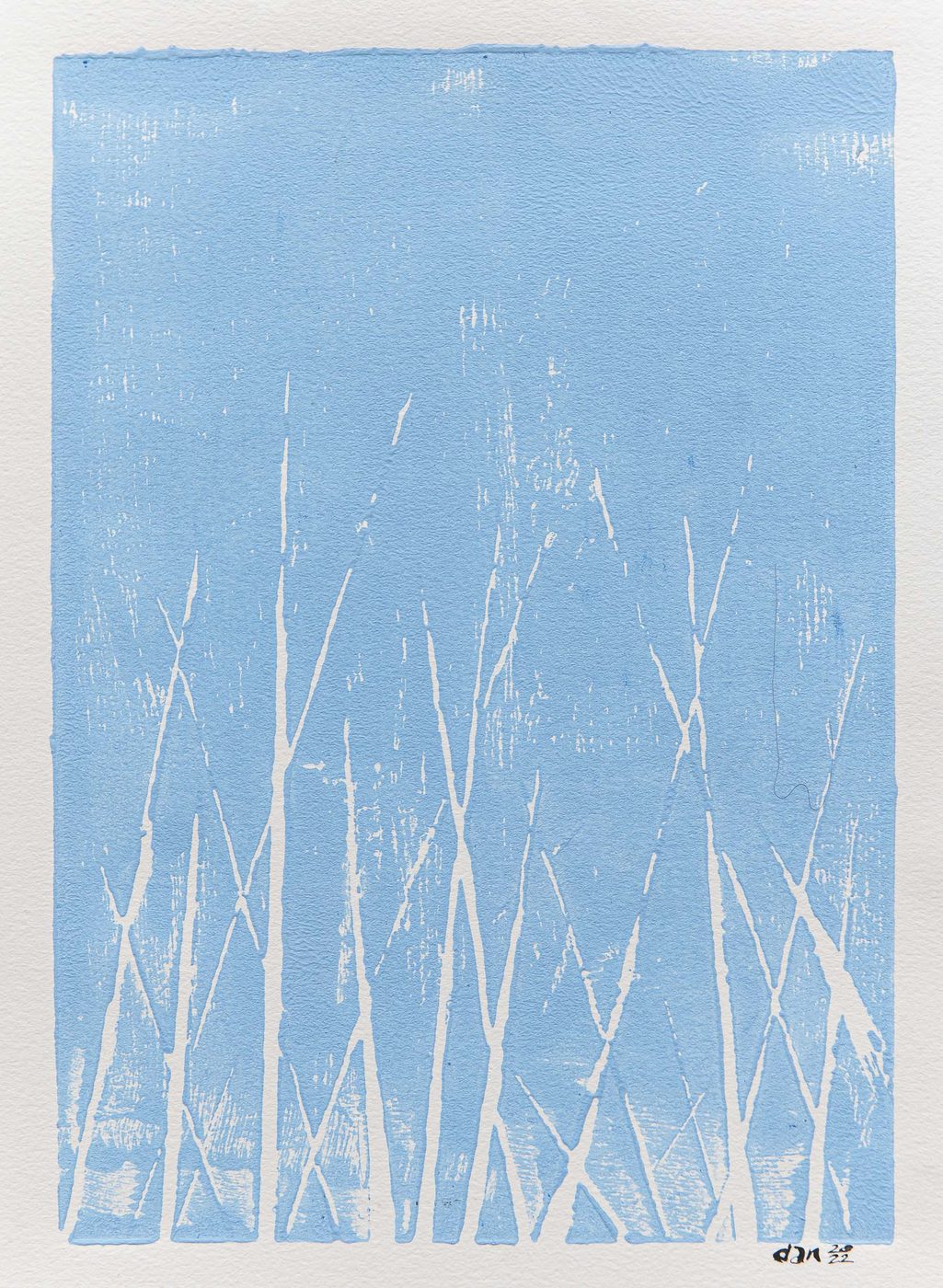 blaue Äste