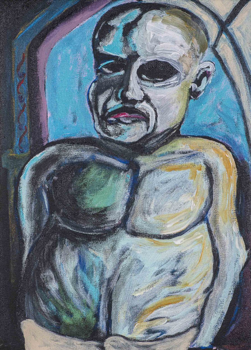 Alter Mann Hamam (unvollendet)